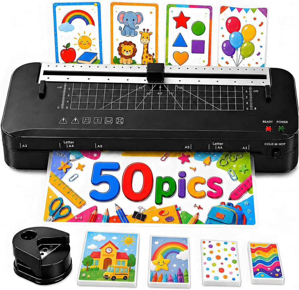 Laminadora, máquina laminadora A3 con recortador incorporado