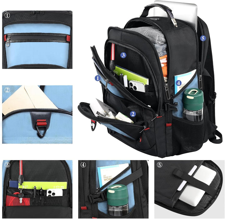 Z-MGKISS Mochila para Portátil Extra Grande de 18.4"-19", M...