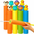 Water Blaster | Pistola de agua para niños, chorros de agua para niños, pistolas de piscina, pistola de chorro, paquete de 8 artículos esenciales de playa, juguetes de playa, chorro de piscina, juegos de verano