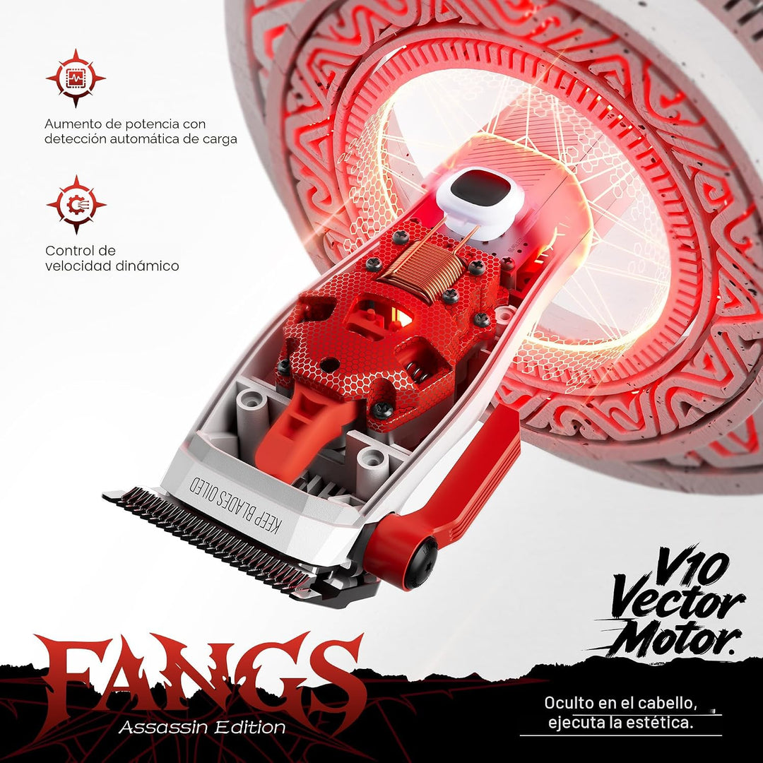 SUPRENT FANGS - Cortadora de pelo profesional con motor vectorial d...