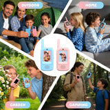 Walkie Talkies de video para niños paquete de 2 walkie