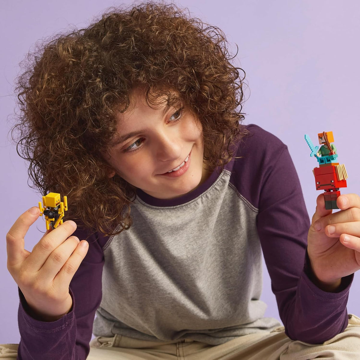Paquete de LEGO Minecraft La Patrulla del Desierto Illager + La Bat...