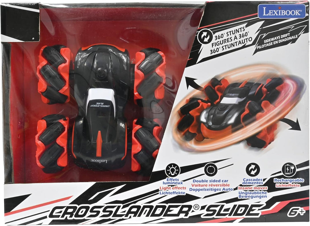 LEXiBOOK, Crosslander® Slide, automóvil con control remoto, hasta 1...