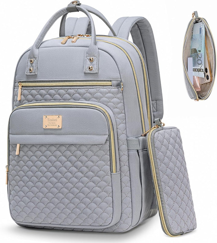 Mochila para laptop Tealari para mujeres, mochila para laptop de 15...