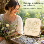 Aboofx Kit de prensado de flores de madera, 11 x 11 pulgadas