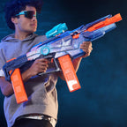 Nerf Loadout Galactic Commander - Lanzador motorizado, 3 modos de disparo, 3 accesorios de accesorios, 48 dardos Nerf N1, juguetes y regalos para niños, a partir de 8 años