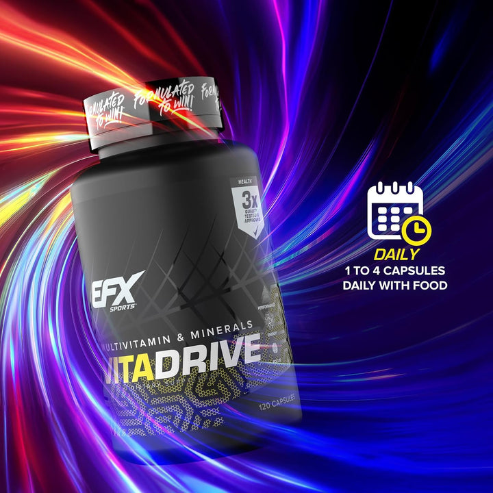 EFX Sports Vita Drive | Multivitamínico formulado para atletas | Co...
