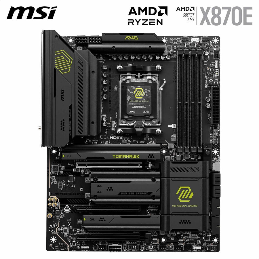 Placa base MSI MAG X870E Tomahawk WiFi, ATX - Compatible con proces...