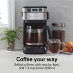 Hamilton Beach FrontFill Cafetera de Goteo Programable para 12 Tazas