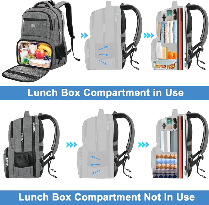 MATEIN Mochila de trabajo para hombres, mochila grande antirrobo co...