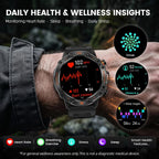 Reloj inteligente para exteriores para hombres, AMOLED de 1.43 pulgadas