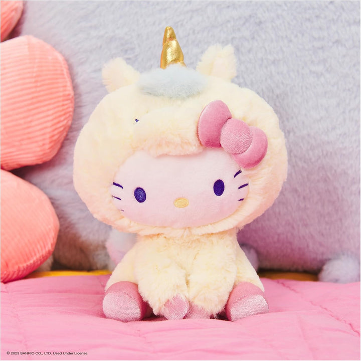 GUND Sanrio Hello Kitty - Juguete de peluche de unicornio
