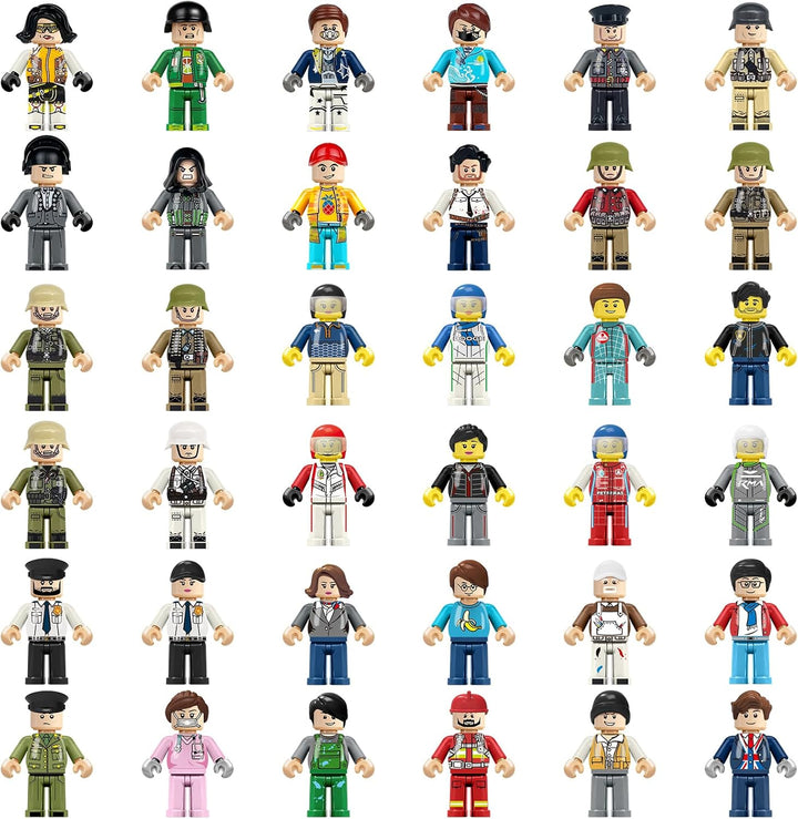 36 piezas de minifiguras mini figura de juguete relleno de
