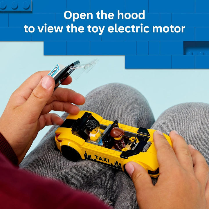 LEGO City Yellow Taxi Car Building Toy para niños juego de
