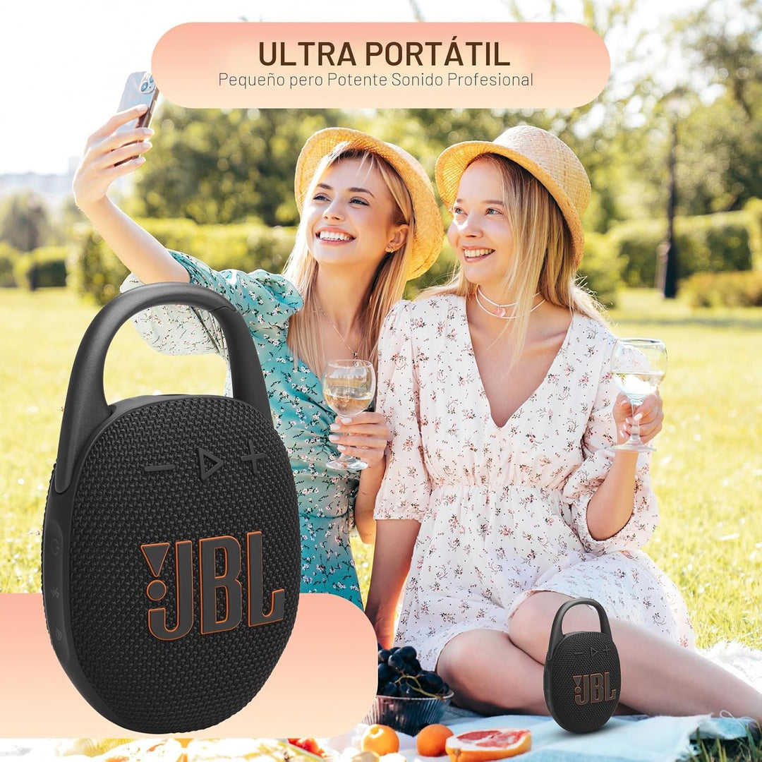 JBL Altavoz Bluetooth portátil Clip 5, IP67 impermeable y resistent...