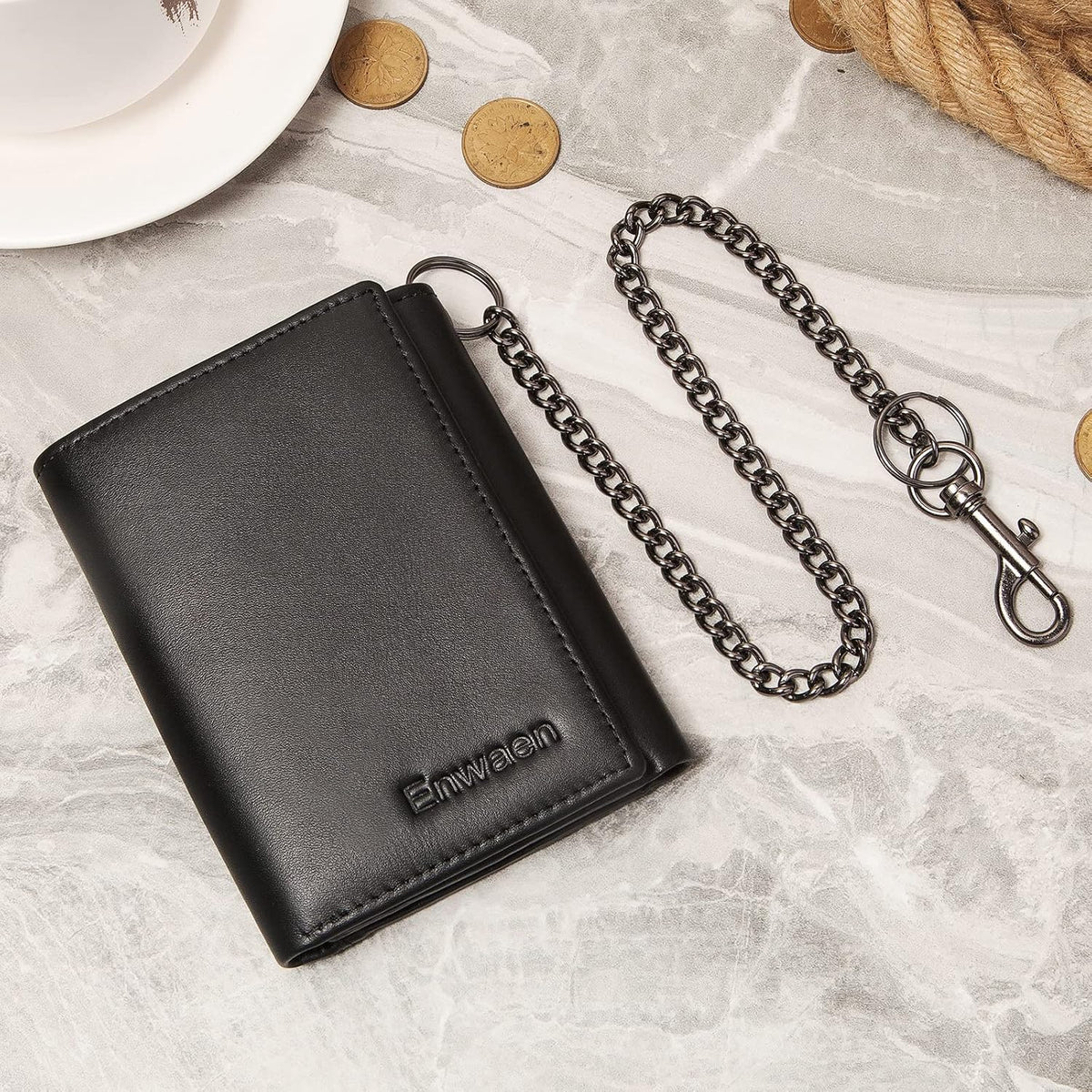 Cartera E01, Negro, Moda