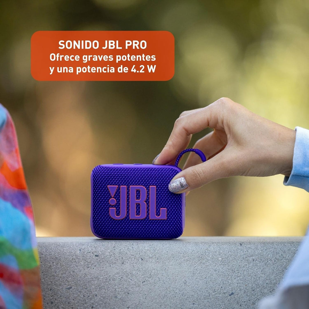 JBL Go 4 - Bocina Bluetooth ultraportátil, impermeable y a prueba d...