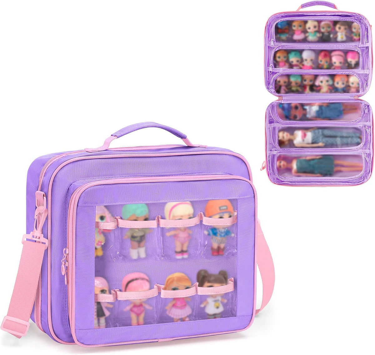 Funda de transporte para muñecas compatible con LOL Surprise Dolls All