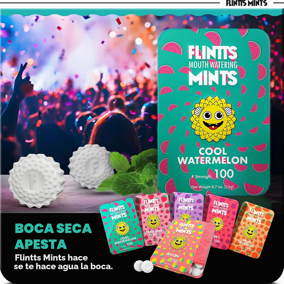 Flintts Mints Fruit Troop - Mentas sin azúcar que hacen agua la boc...