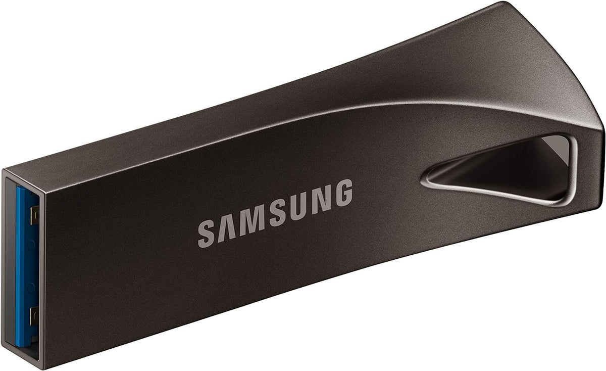 SAMSUNG BAR Plus 64 GB - 300 MB\/s Memoria Flash USB 3.1 Gris Titán...
