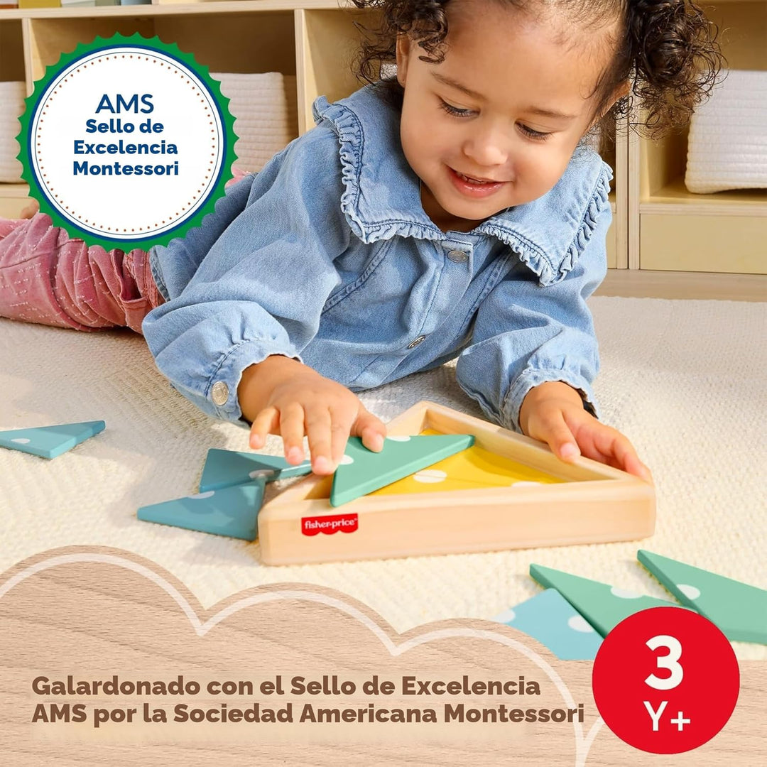 Fisher-Price Rompecabezas de madera Montessori de