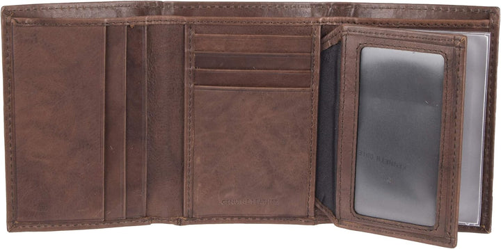 Kenneth Cole - Billetera para hombre de cuero RFID, diseño delgado...