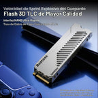 Bestoss SSD M.2 NVMe de 4 TB PCIe4.0 PS5 SSD con disipador de calor