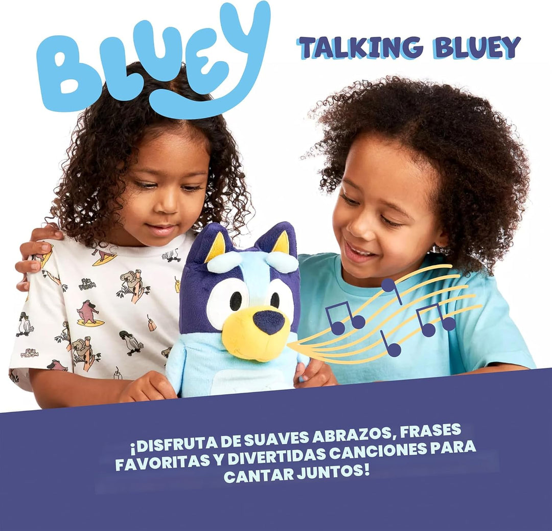 Bluey Efectos de sonido de peluche parlante, juguetes musicales sua...