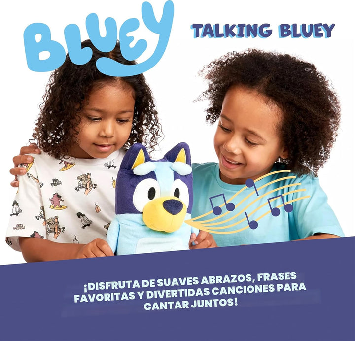 Bluey Efectos de sonido de peluche parlante, juguetes musicales sua...