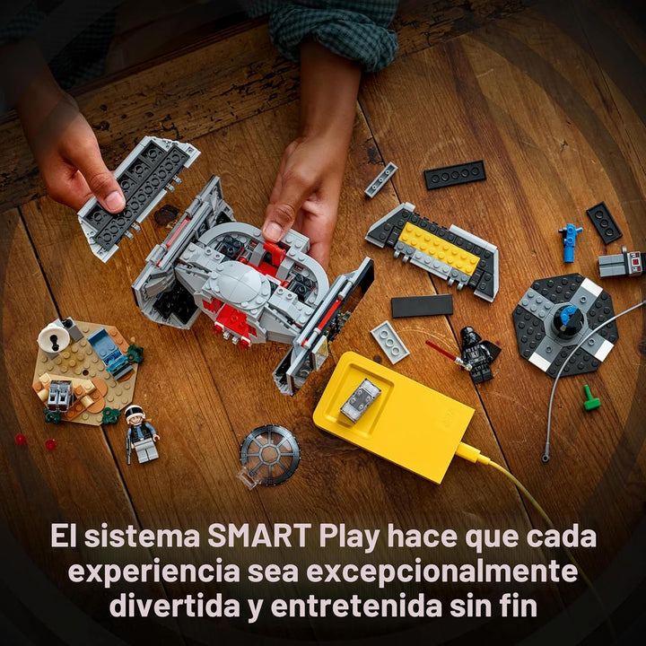 LEGO Star Wars SMART Play: Darth Vader TIE Fighter - Juguete intera...