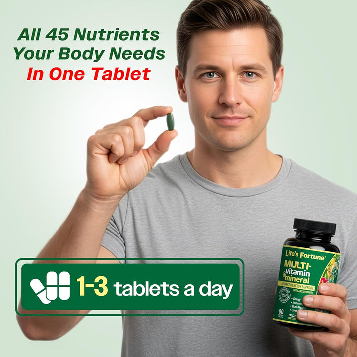 Life's Fortune Suplemento multivitamínico y mineral integral pa...