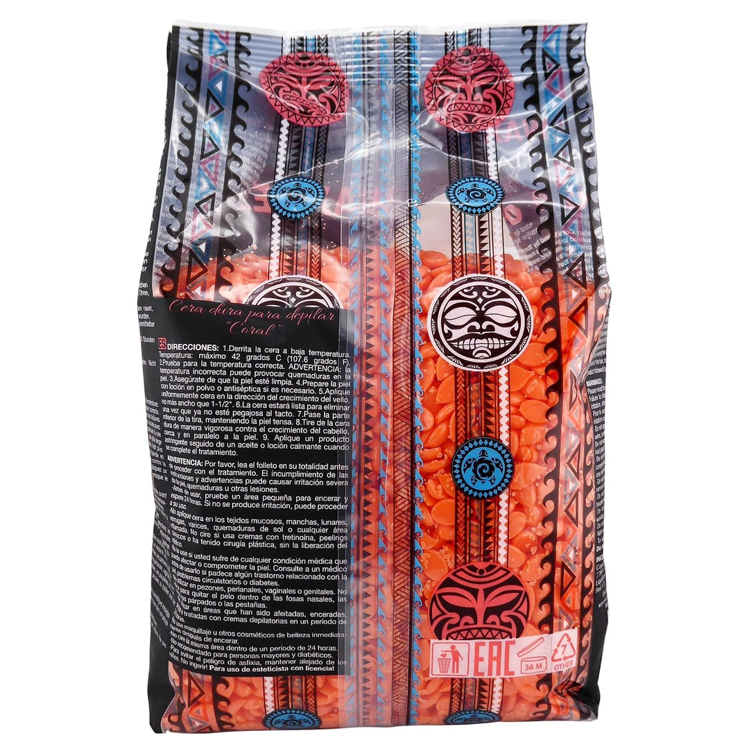 Waxness Perlas de cera dura de coral tahitiano de 2.2 libras (2.2 l...