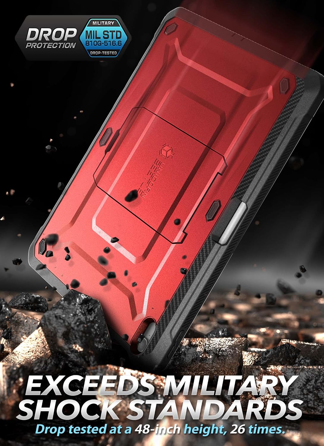 SUPCASE para iPad de 11ª Generación con Chip A16 de 11 Pulgadas 2025 con Protector de Pantalla (Unicorn Beetle Pro), [Soporte Integrado y Porta Lápices] Funda Protectora Resistente para iPad de 10ª