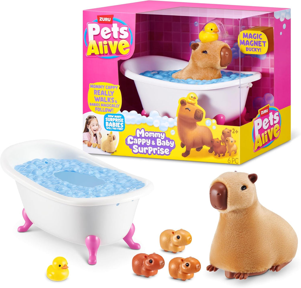 Pets Alive Mommy Capybara y Baby Surprise by ZURU