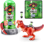 Robo Alive Dino DNA (T-Rex) de ZURU, juguete de dinosaurio con luz, sorpresa al desempaquetar