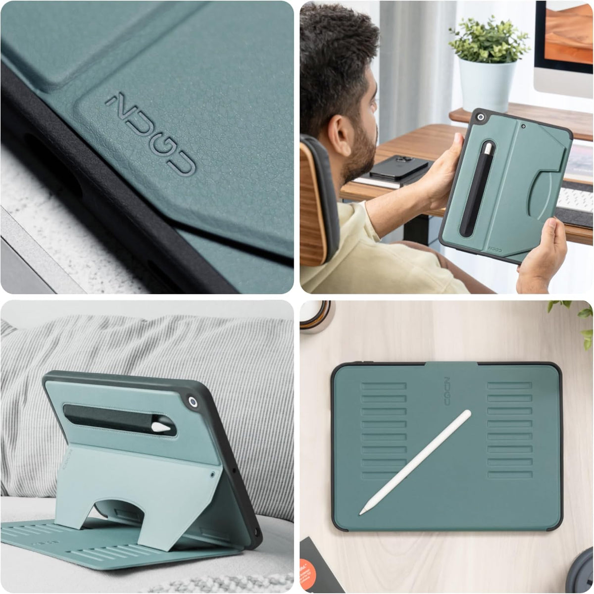 ZUGU CASE para iPad 7.ª/8.ª/9.ª Generación 10.2 Pulgadas 2019/20/21 [Pine]