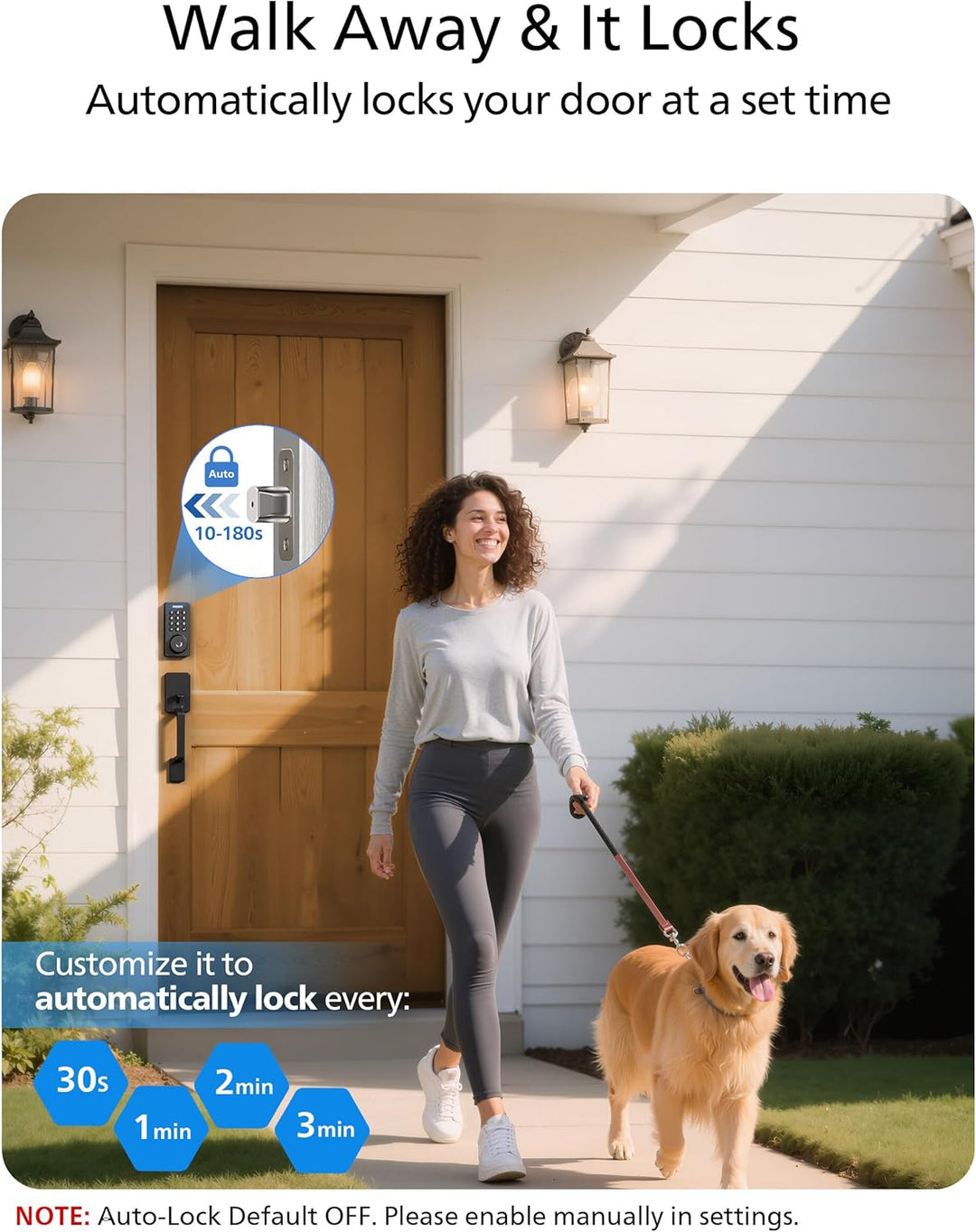 Cerradura inteligente Wi-Fi Philips con cerrojo de puerta y manija,...
