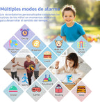 Reloj inteligente para niños con 39 juegos de rompecabezas HD pantalla