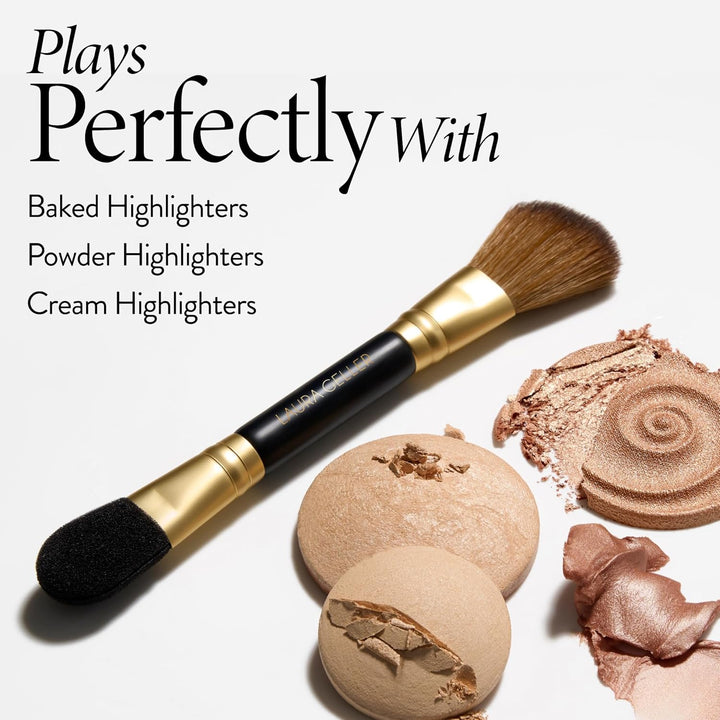 LAURA GELLER NEW YORK Pinceles de maquillaje profesional cosmético,...