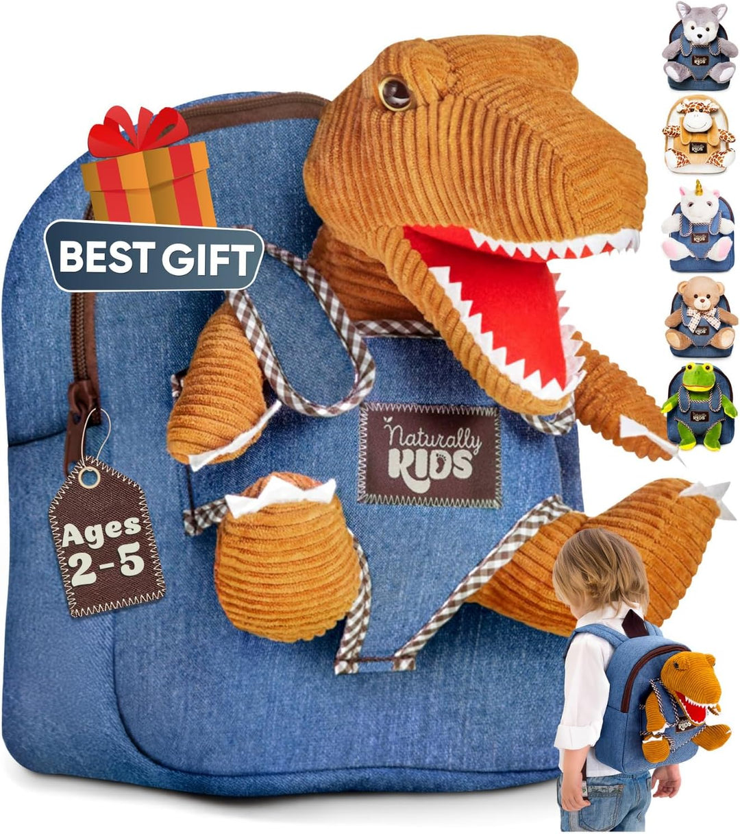 Naturally KIDS - Juguetes de dinosaurio para niños de 2 a 5 años, r...