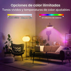 Geeni Prisma Plus - Bombillas inteligentes regulables de 800 lúmenes, Wi-Fi