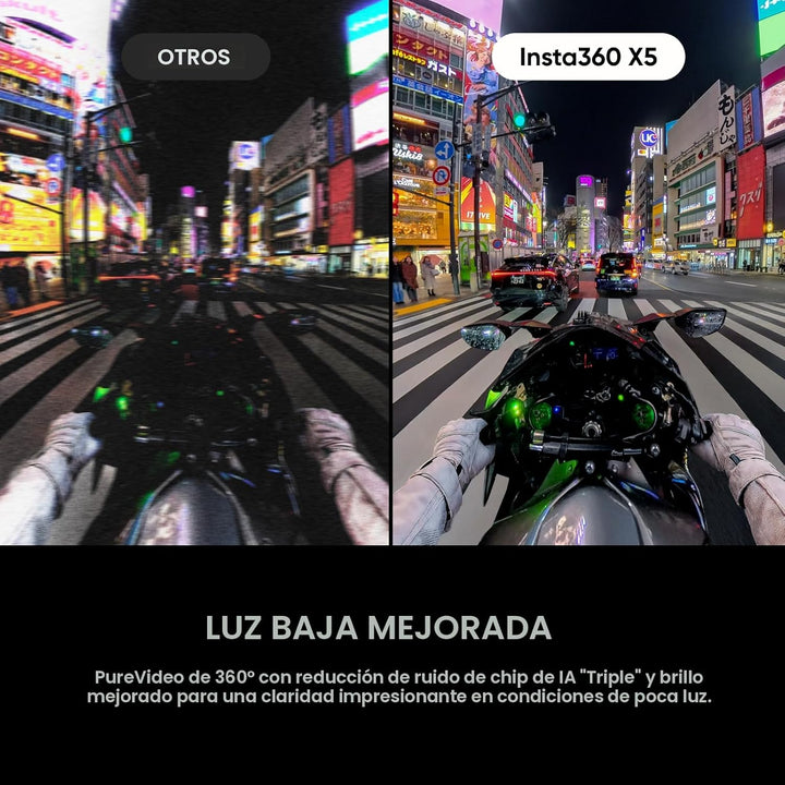Insta360 X5 Paquete Creador - Cámara de acción 8K 360° impermeable,...