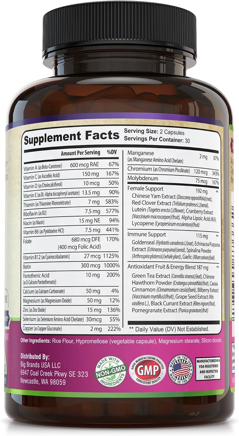 WHOLE WORLD WELLNESS Suplemento multimineral multivitamínico diario...