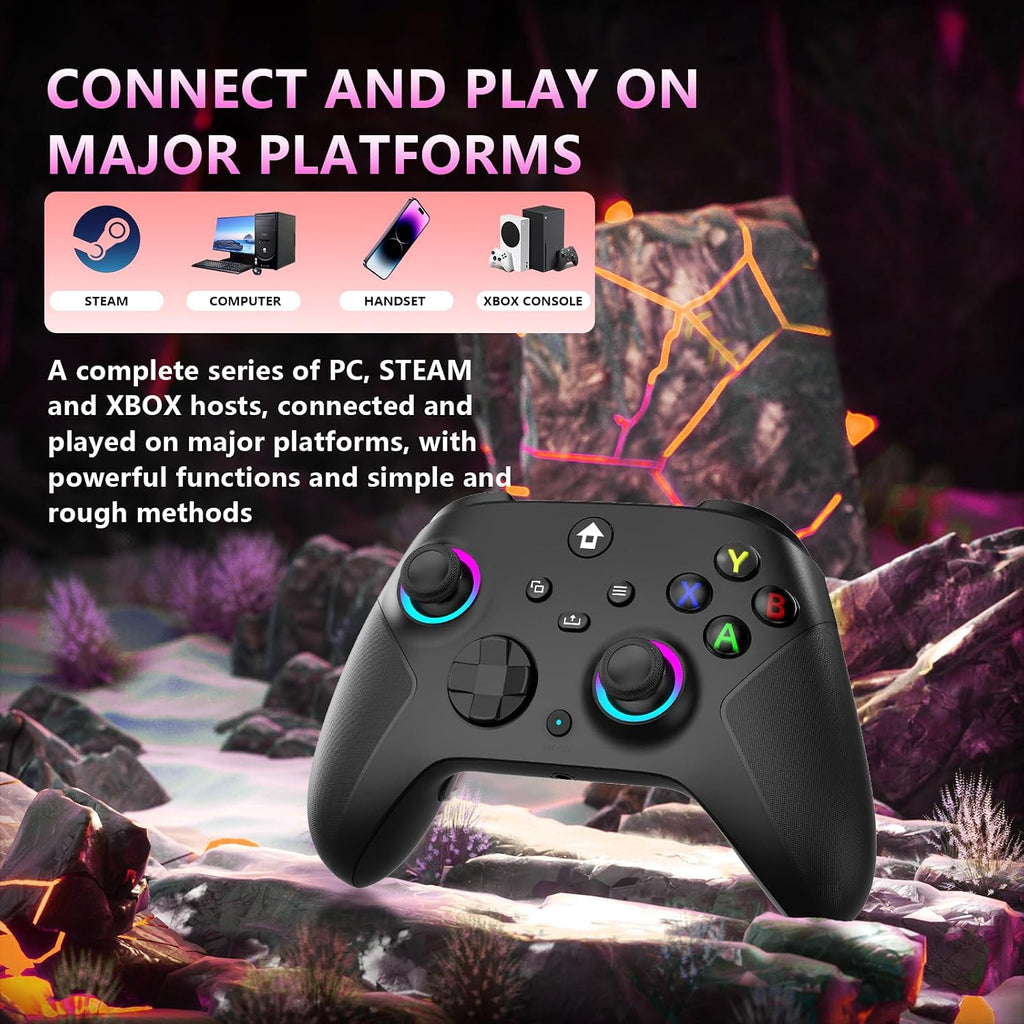 SZDILONG Control remoto inalámbrico 2.4GHz para Xbox, Xbox One Series X|S, Steam, PC