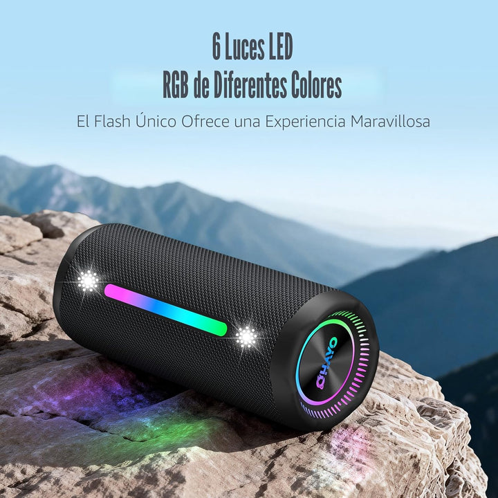 Altavoz Bluetooth inalámbrico fuerte sonido estéreo IPX7 impermeabl...