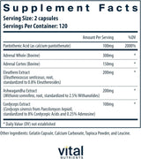 Vital Nutrients Apoyo suprarrenal - Suplementos de apoyo suprarrena...