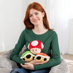 Club Mocchi Mocchi- Mario Kart Red Shell Collectible Plush - 6 Inch