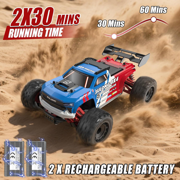 Scientoy Autos RC 1/16 de 45 KPH 4WD todo terreno de alta