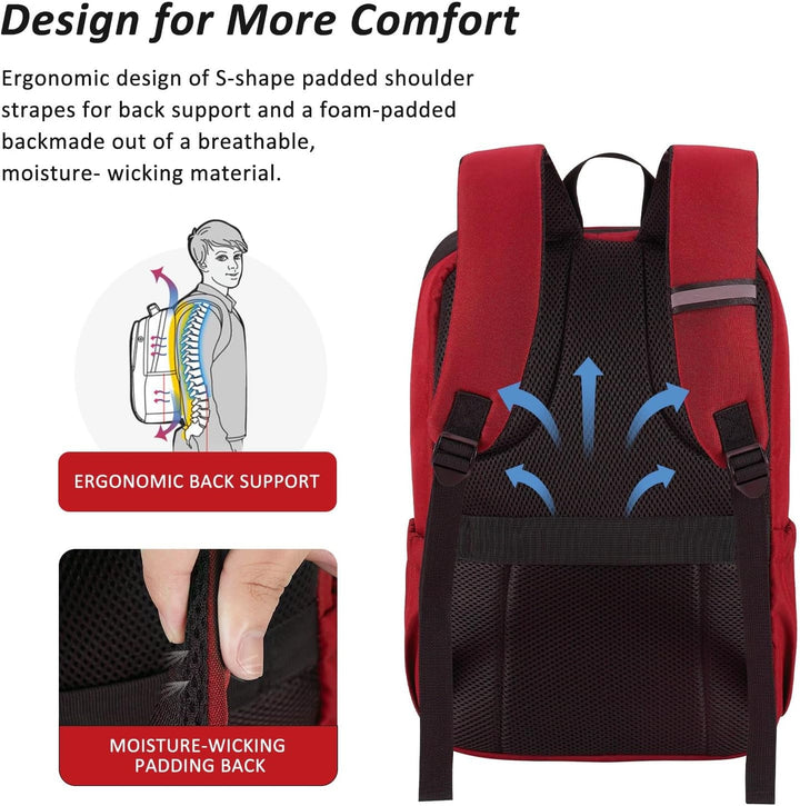 MAXTOP Mochila de viaje para computadora portátil, mochilas de nego...