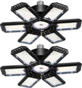 Paquete de 2 luces de garaje, luces de techo LED de 20000LM 6500K